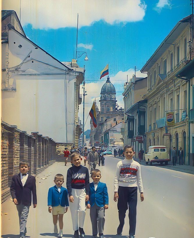 Cra 7 Casa de  Nariño 1970s