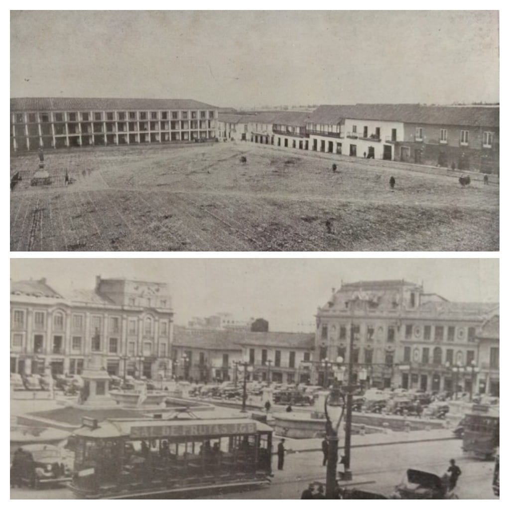 Plaza de Bolívar 1850 - 1938